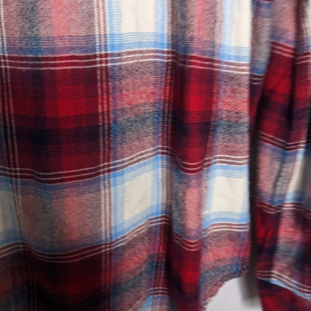 Gap Pendleton Red Gradient Plaid Button Down Shir… - image 4